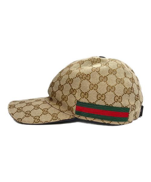 GUCCI（グッチ）GUCCI (グッチ) キャップ GGキャンバス ベージュ サイズ:XLの古着・服飾アイテム