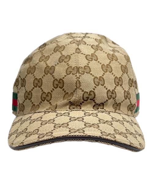 GUCCI（グッチ）GUCCI (グッチ) キャップ GGキャンバス ベージュ サイズ:XLの古着・服飾アイテム