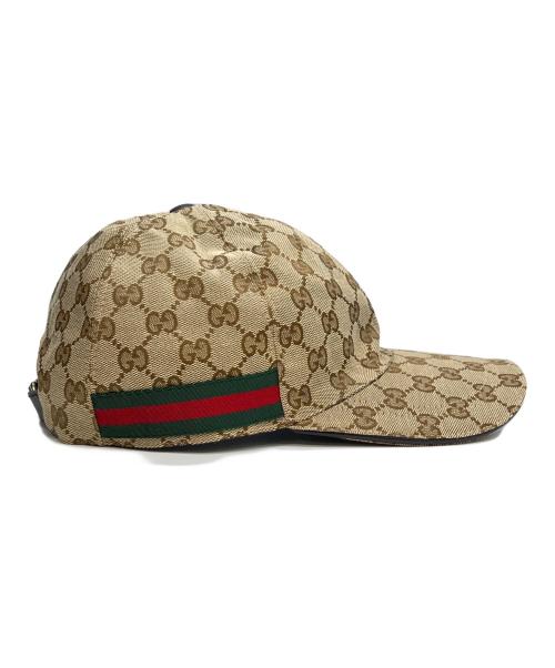 GUCCI（グッチ）GUCCI (グッチ) キャップ GGキャンバス ベージュ サイズ:XLの古着・服飾アイテム
