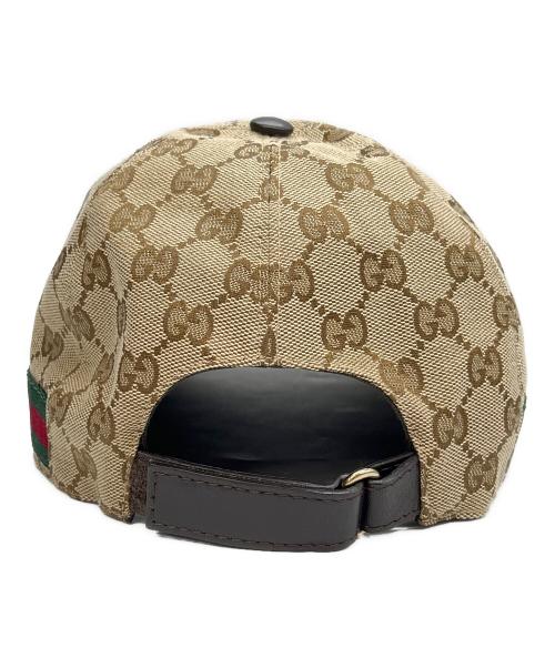 GUCCI（グッチ）GUCCI (グッチ) キャップ GGキャンバス ベージュ サイズ:XLの古着・服飾アイテム
