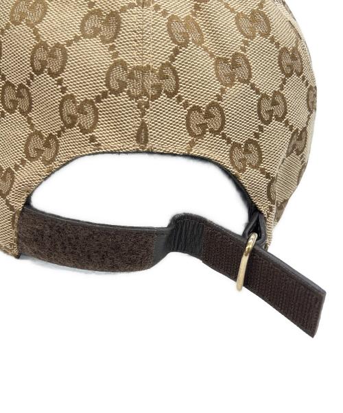 GUCCI（グッチ）GUCCI (グッチ) キャップ GGキャンバス ベージュ サイズ:XLの古着・服飾アイテム