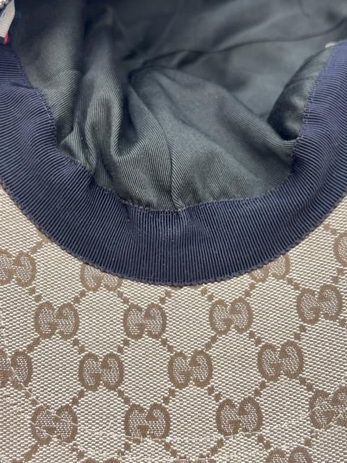 GUCCI（グッチ）GUCCI (グッチ) キャップ GGキャンバス ベージュ サイズ:XLの古着・服飾アイテム