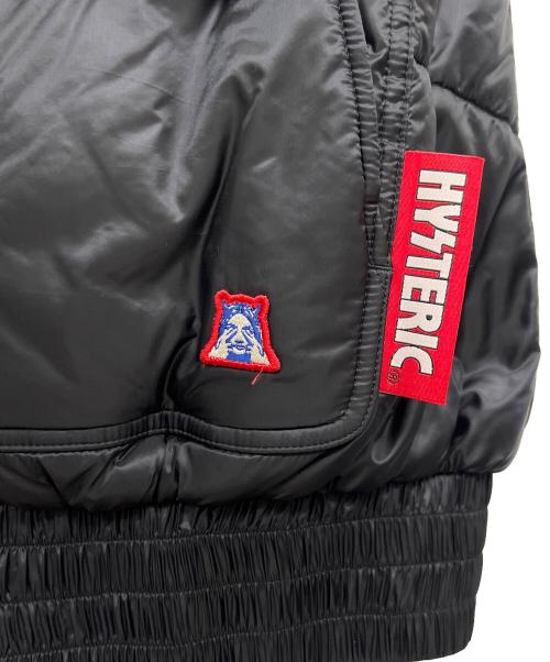 Hysteric Glamour（ヒステリックグラマー）Hysteric Glamour (ヒステリックグラマー) 中綿ベスト ブラック サイズ:Freeの古着・服飾アイテム