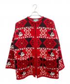 GUCCI×DISNEYグッチ×ディズニー）の古着「厚手カーディガン」｜レッド