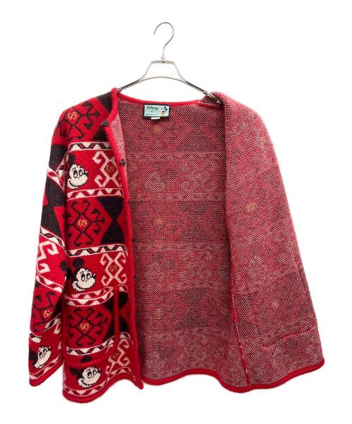 GUCCI（グッチ）GUCCI (グッチ) DISNEY (ディズニー) 厚手カーディガン レッド サイズ:Sの古着・服飾アイテム