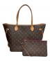 LOUIS VUITTON（ルイ ヴィトン）の古着「ネヴァーフル」｜ブラウン
