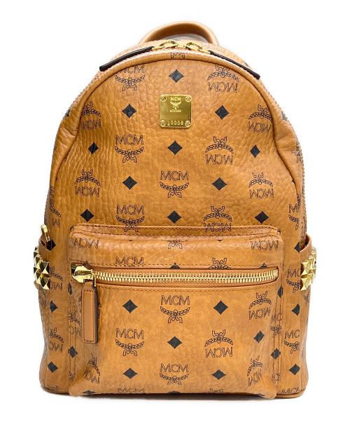 MCM（エムシーエム）MCM (エムシーエム) Stark サイドスタッズ バックパック ブラウンの古着・服飾アイテム