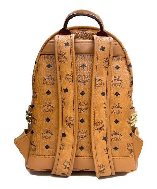 MCM（エムシーエム）MCM (エムシーエム) Stark サイドスタッズ バックパック ブラウンの古着・服飾アイテム