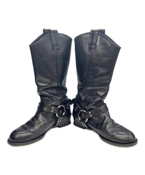 LIMI feu（リミフゥ）LIMI feu (リミフゥ) ロングブーツ ウエスタン ブラック サイズ:LLの古着・服飾アイテム