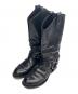 LIMI feu（リミフゥ）の古着「ロングブーツ ウエスタン」｜ブラック