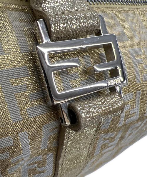 FENDI（フェンディ）FENDI (フェンディ) ミニボストンバッグ ズッキーノ ベージュの古着・服飾アイテム