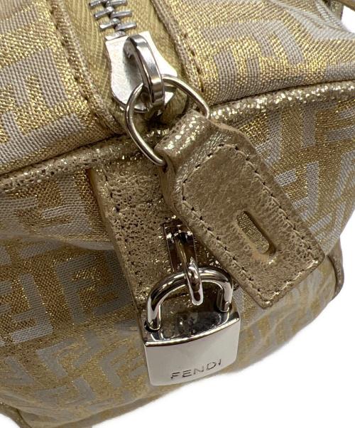 FENDI（フェンディ）FENDI (フェンディ) ミニボストンバッグ ズッキーノ ベージュの古着・服飾アイテム