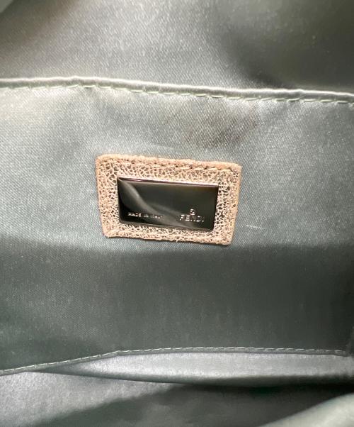 FENDI（フェンディ）FENDI (フェンディ) ミニボストンバッグ ズッキーノ ベージュの古着・服飾アイテム