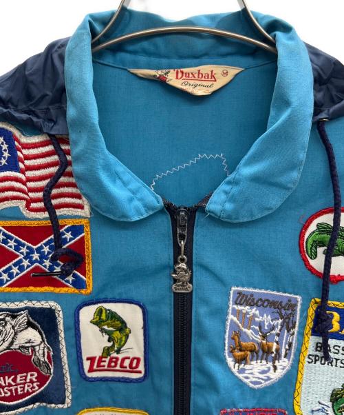 DUXBAK（ダックスバック）DUXBAK (ダックスバック) ジップアップジャケット スカイブルー サイズ:Mの古着・服飾アイテム