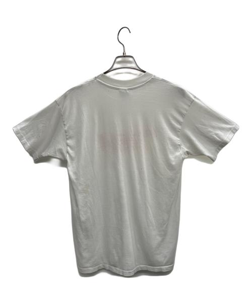 Hanes（ヘインズ）Hanes (ヘインズ) 半袖カットソー ホワイト×レッド サイズ:XLの古着・服飾アイテム