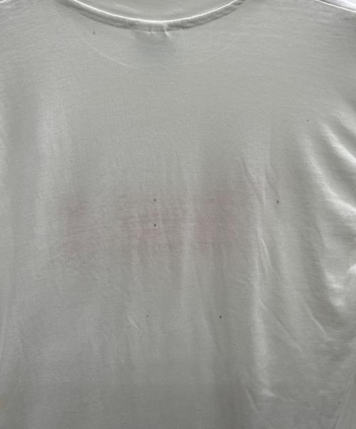Hanes（ヘインズ）Hanes (ヘインズ) 半袖カットソー ホワイト×レッド サイズ:XLの古着・服飾アイテム