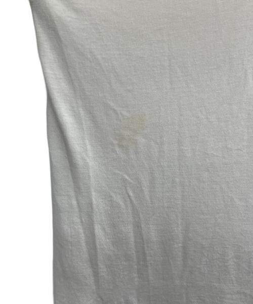 Hanes（ヘインズ）Hanes (ヘインズ) 半袖カットソー ホワイト×レッド サイズ:XLの古着・服飾アイテム