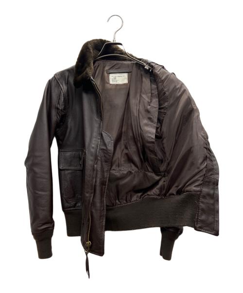 U'S NAVY（ユーエスネイビー）U'S NAVY (ユーエスネイビー) G-1ジャケット ブラウン サイズ:36Rの古着・服飾アイテム