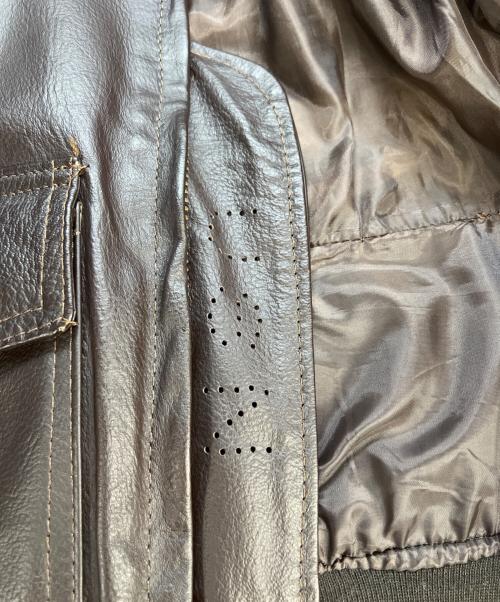 U'S NAVY（ユーエスネイビー）U'S NAVY (ユーエスネイビー) G-1ジャケット ブラウン サイズ:36Rの古着・服飾アイテム