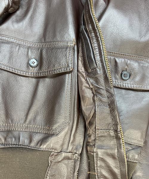 U'S NAVY（ユーエスネイビー）U'S NAVY (ユーエスネイビー) G-1ジャケット ブラウン サイズ:36Rの古着・服飾アイテム