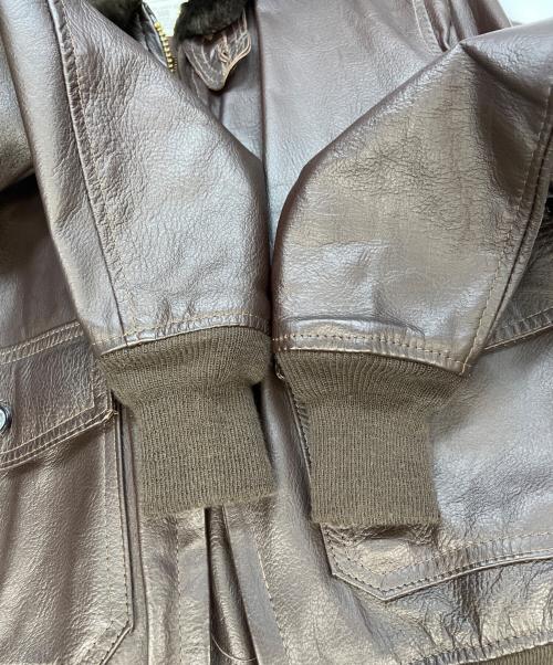 U'S NAVY（ユーエスネイビー）U'S NAVY (ユーエスネイビー) G-1ジャケット ブラウン サイズ:36Rの古着・服飾アイテム