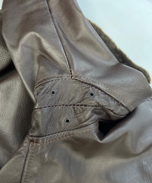 U'S NAVY（ユーエスネイビー）U'S NAVY (ユーエスネイビー) G-1ジャケット ブラウン サイズ:36Rの古着・服飾アイテム