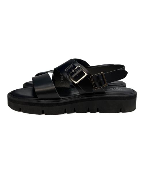 toshinosuke takegahara（トシノスケ タケガハラ）toshinosuke takegahara (トシノスケ タケガハラ) S.S.BELT SANDALS ブラック サイズ:不明の古着・服飾アイテム