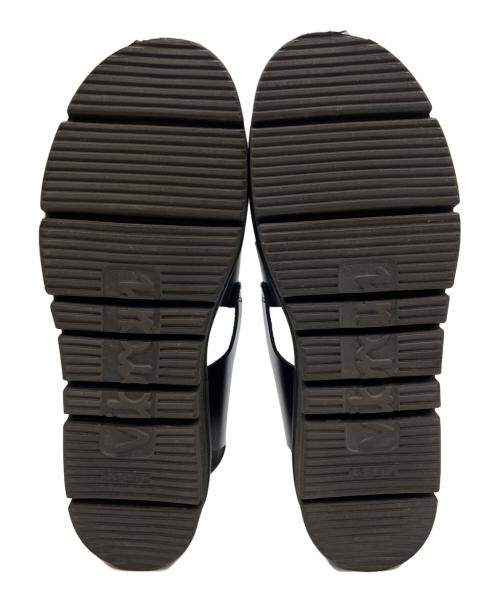 toshinosuke takegahara（トシノスケ タケガハラ）toshinosuke takegahara (トシノスケ タケガハラ) S.S.BELT SANDALS ブラック サイズ:不明の古着・服飾アイテム