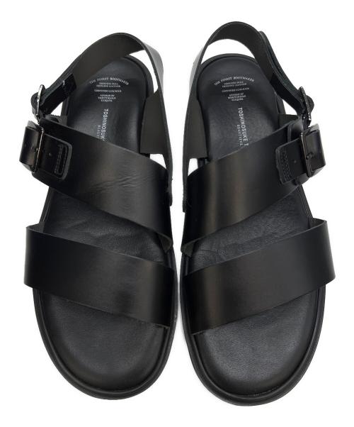 toshinosuke takegahara（トシノスケ タケガハラ）toshinosuke takegahara (トシノスケ タケガハラ) S.S.BELT SANDALS ブラック サイズ:不明の古着・服飾アイテム