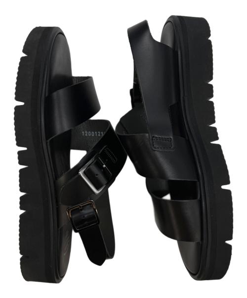 toshinosuke takegahara（トシノスケ タケガハラ）toshinosuke takegahara (トシノスケ タケガハラ) S.S.BELT SANDALS ブラック サイズ:不明の古着・服飾アイテム