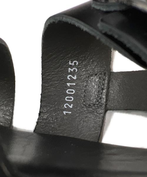 toshinosuke takegahara（トシノスケ タケガハラ）toshinosuke takegahara (トシノスケ タケガハラ) S.S.BELT SANDALS ブラック サイズ:不明の古着・服飾アイテム