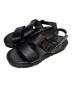 toshinosuke takegahara（トシノスケ タケガハラ）の古着「S.S.BELT SANDALS」｜ブラック