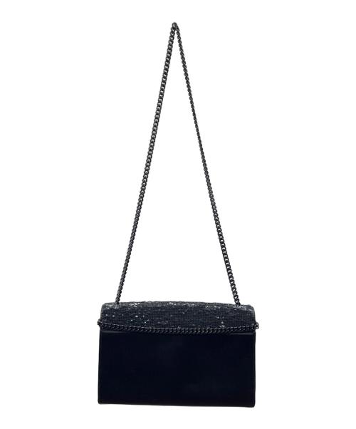 Saint Laurent Paris（サンローランパリ）Saint Laurent Paris (サンローランパリ) チェーンショルダーバッグ ケイト スパンコール ブラックの古着・服飾アイテム