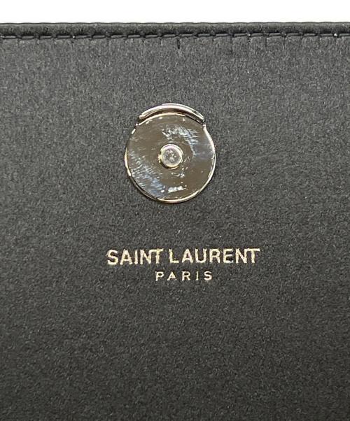 Saint Laurent Paris（サンローランパリ）Saint Laurent Paris (サンローランパリ) チェーンショルダーバッグ ケイト スパンコール ブラックの古着・服飾アイテム