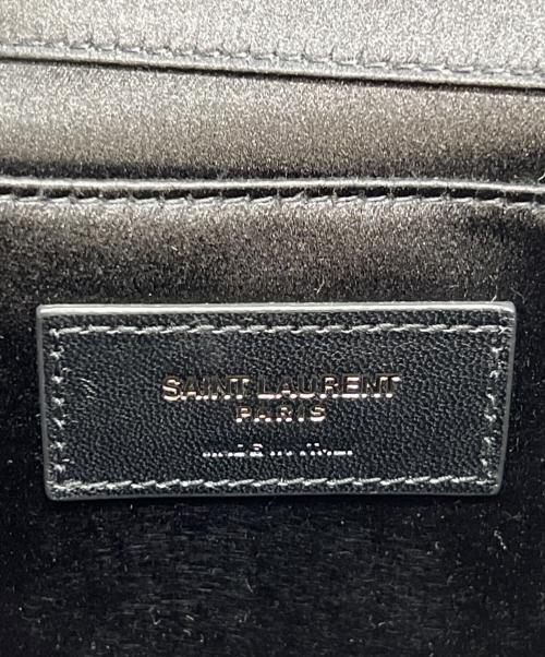 Saint Laurent Paris（サンローランパリ）Saint Laurent Paris (サンローランパリ) チェーンショルダーバッグ ケイト スパンコール ブラックの古着・服飾アイテム