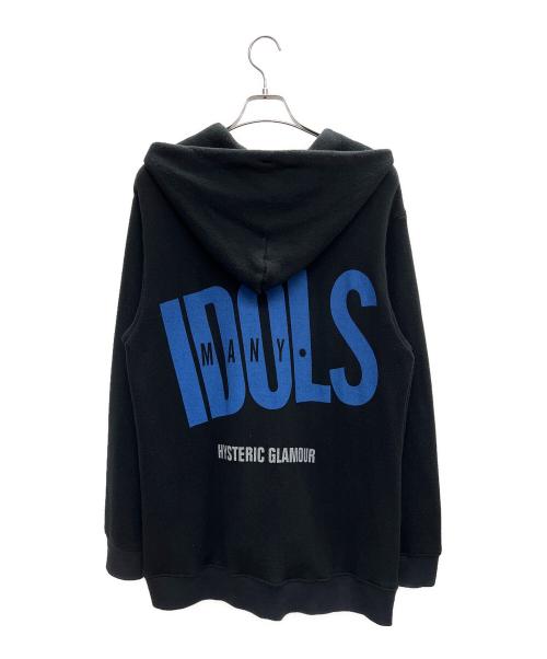 Hysteric Glamour（ヒステリックグラマー）Hysteric Glamour (ヒステリックグラマー) ジップパーカー ブラック サイズ:Freeの古着・服飾アイテム