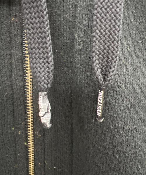 Hysteric Glamour（ヒステリックグラマー）Hysteric Glamour (ヒステリックグラマー) ジップパーカー ブラック サイズ:Freeの古着・服飾アイテム