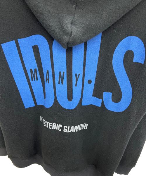 Hysteric Glamour（ヒステリックグラマー）Hysteric Glamour (ヒステリックグラマー) ジップパーカー ブラック サイズ:Freeの古着・服飾アイテム