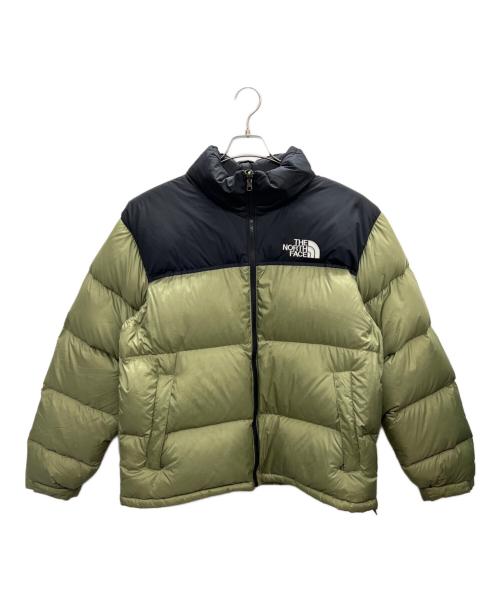 THE NORTH FACE（ザ ノース フェイス）THE NORTH FACE (ザ ノース フェイス) ダウンジャケット オリーブ×ブラック サイズ:Lの古着・服飾アイテム