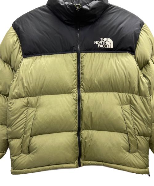 THE NORTH FACE（ザ ノース フェイス）THE NORTH FACE (ザ ノース フェイス) ダウンジャケット オリーブ×ブラック サイズ:Lの古着・服飾アイテム