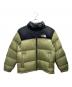 THE NORTH FACE（ザ ノース フェイス）の古着「ダウンジャケット」｜オリーブ×ブラック