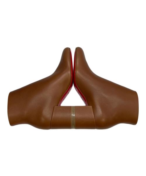 Christian Louboutin（クリスチャン・ルブタン）Christian Louboutin (クリスチャン・ルブタン) サイドジップブーツ ZIPTOTAL 55 ベージュ サイズ:36 1/2の古着・服飾アイテム