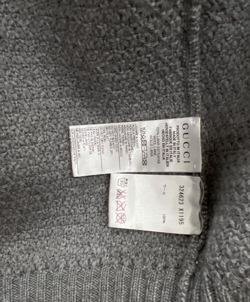 GUCCI（グッチ）GUCCI (グッチ) 厚手ニット グレー サイズ:6の古着・服飾アイテム