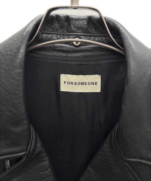 FORSOMEONE（フォーサムワン）FORSOMEONE (フォーサムワン) LFバイカージャケット ブラック サイズ:46の古着・服飾アイテム