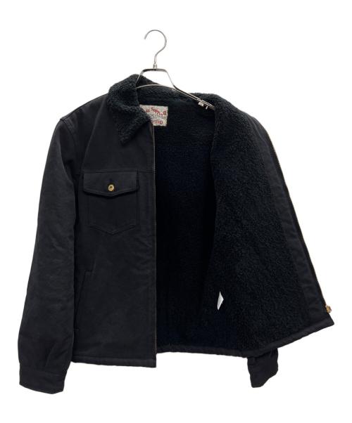 CALLEE（キャリー）CALLEE (キャリー) デッキジャケット ブラック サイズ:Lの古着・服飾アイテム