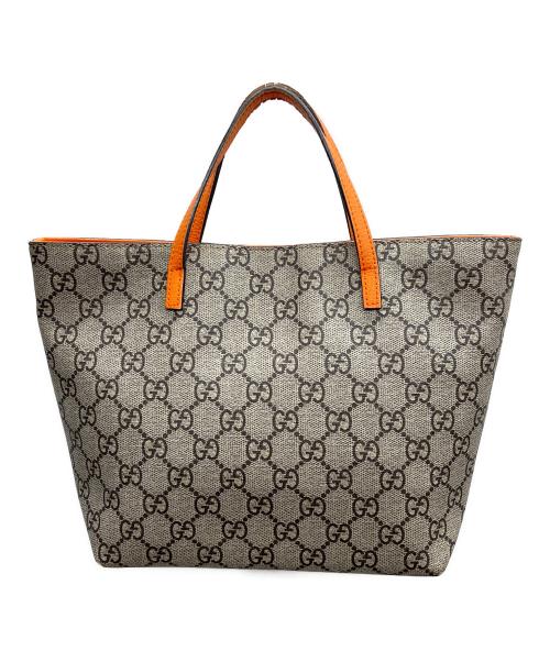 GUCCI（グッチ）GUCCI (グッチ) トートバッグ ベージュ×オレンジの古着・服飾アイテム