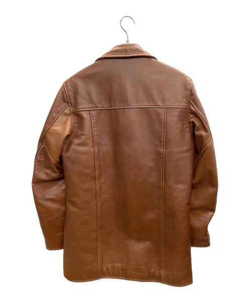 Schott（ショット）Schott (ショット) レザーハーフコート ブラウン サイズ:Sの古着・服飾アイテム