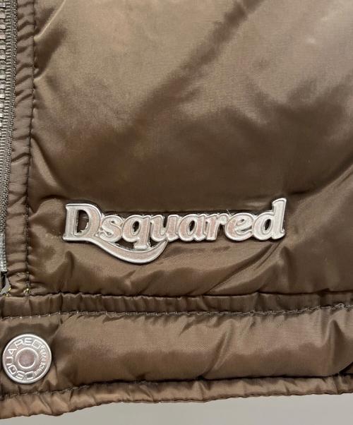 DSQUARED2（ディースクエアード）DSQUARED2 (ディースクエアード) ダウンジャケット ブラウン サイズ:44の古着・服飾アイテム