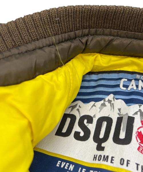 DSQUARED2（ディースクエアード）DSQUARED2 (ディースクエアード) ダウンジャケット ブラウン サイズ:44の古着・服飾アイテム