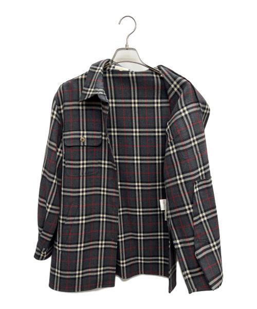 Burberry's（バーバリーズ）Burberry's (バーバリーズ) 長袖シャツ グレー サイズ:40の古着・服飾アイテム